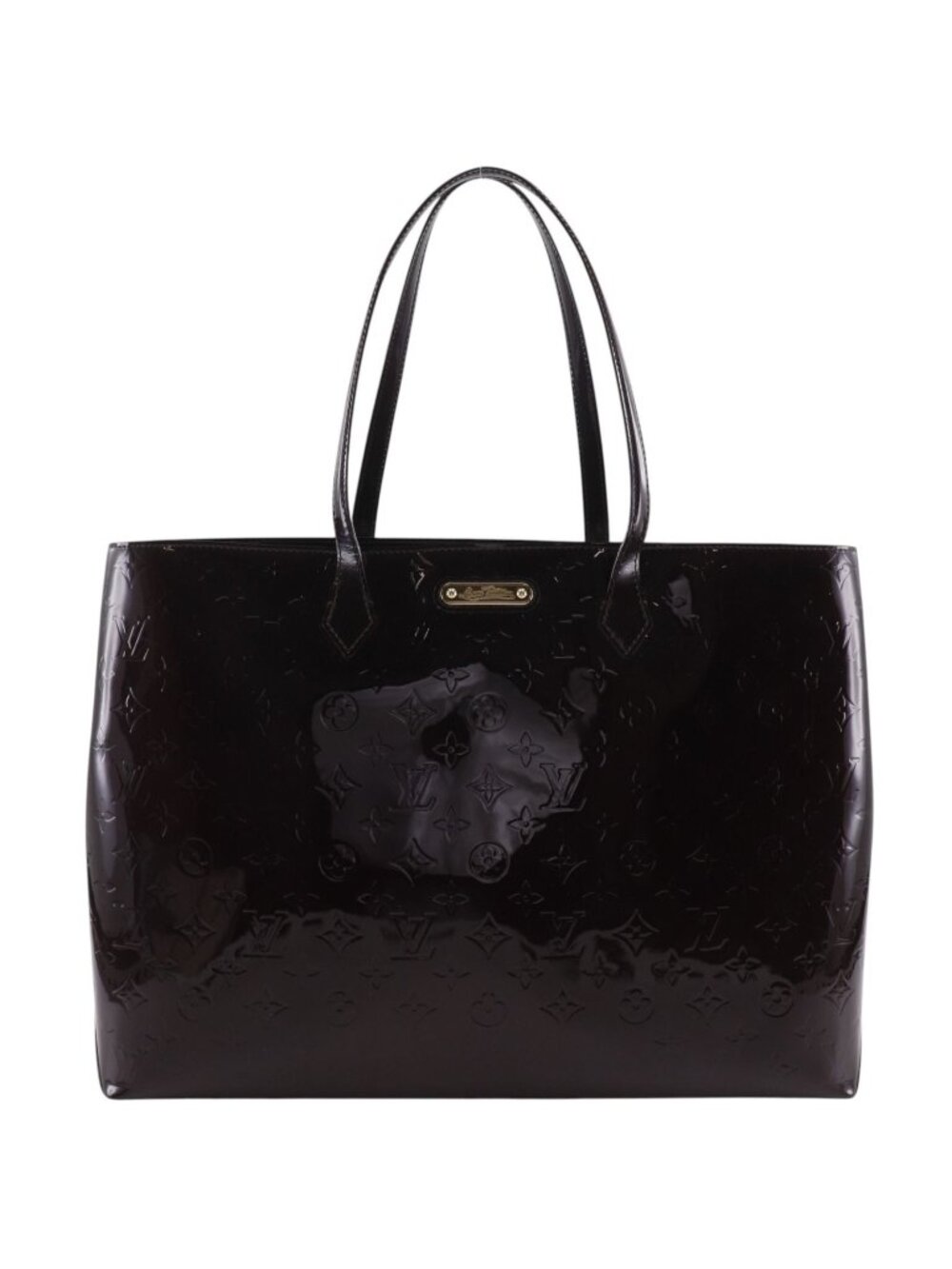 Louis Vuitton Wilshire GM Monogram Vernis Allamant Tote Bag
